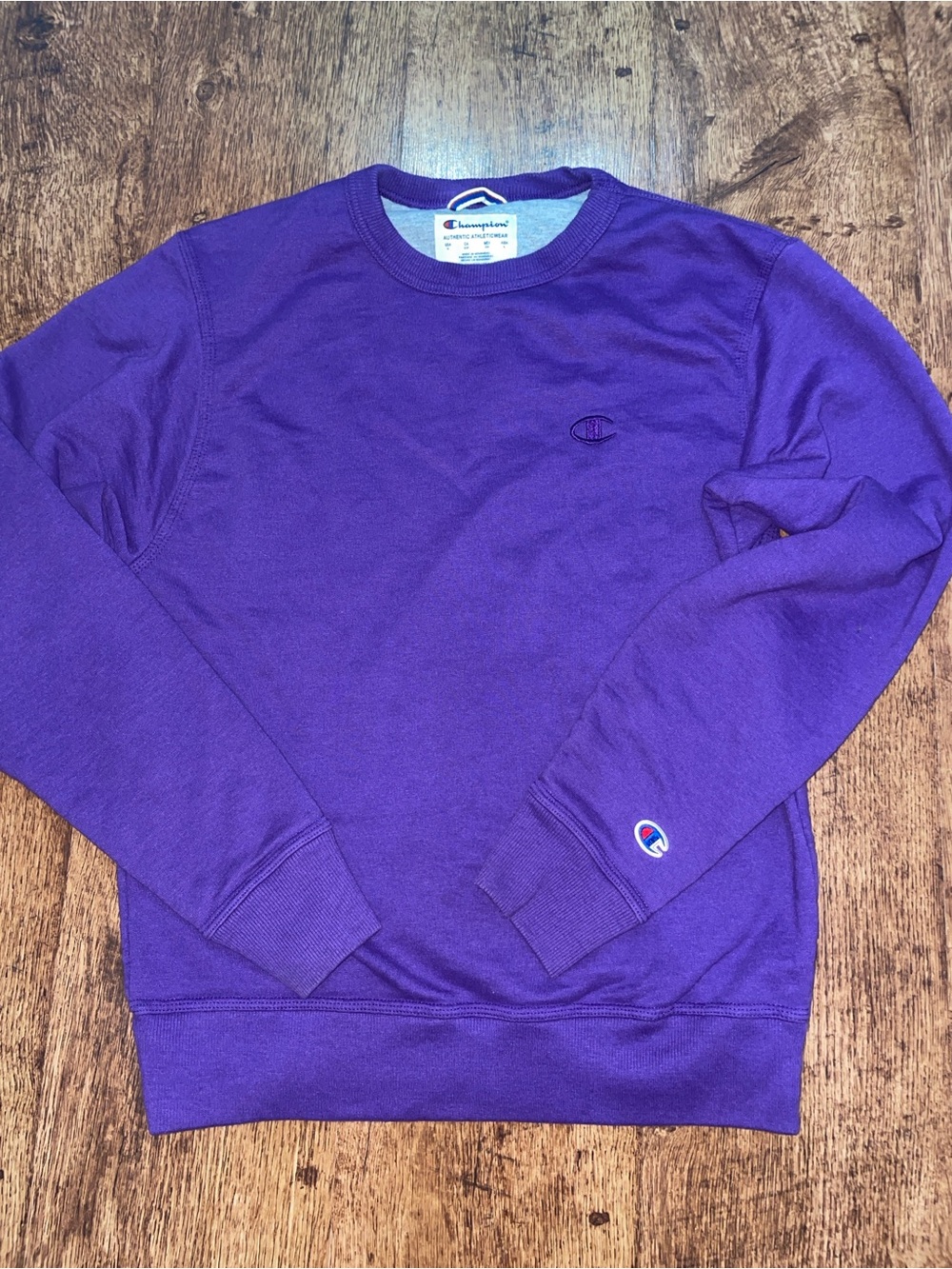 Champion Purple Crewneck Sweatshirt